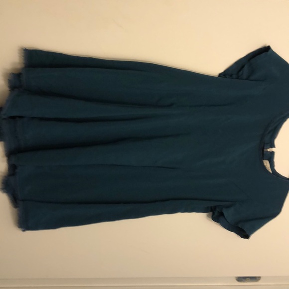 Turquoise flowy mini dress is perfect condition! - Picture 1 of 2